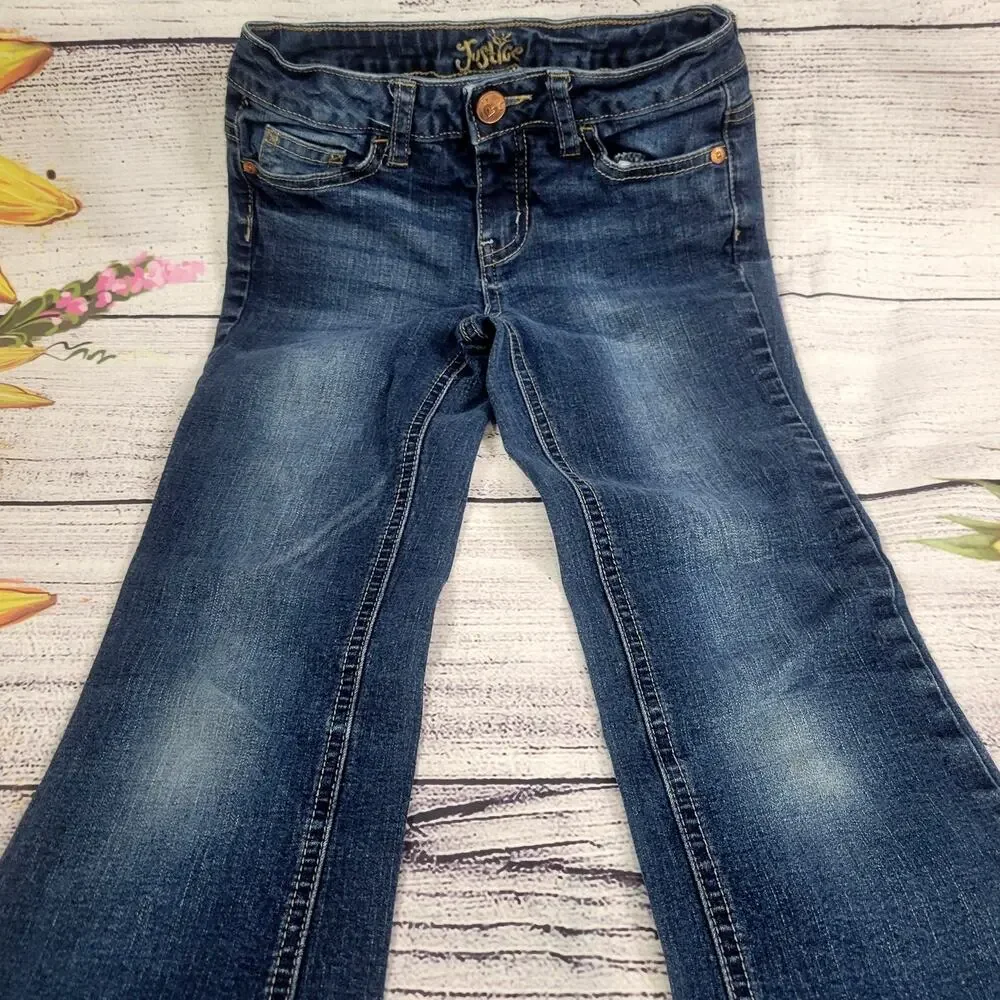 Justice Jeans Simply Low Bootcut‎ Girl's Size 10
